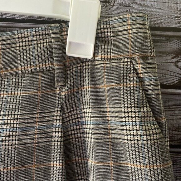 Nine‎ West Women's Plaid Straight Leg Pants Size 14 - Picture 3 of 9